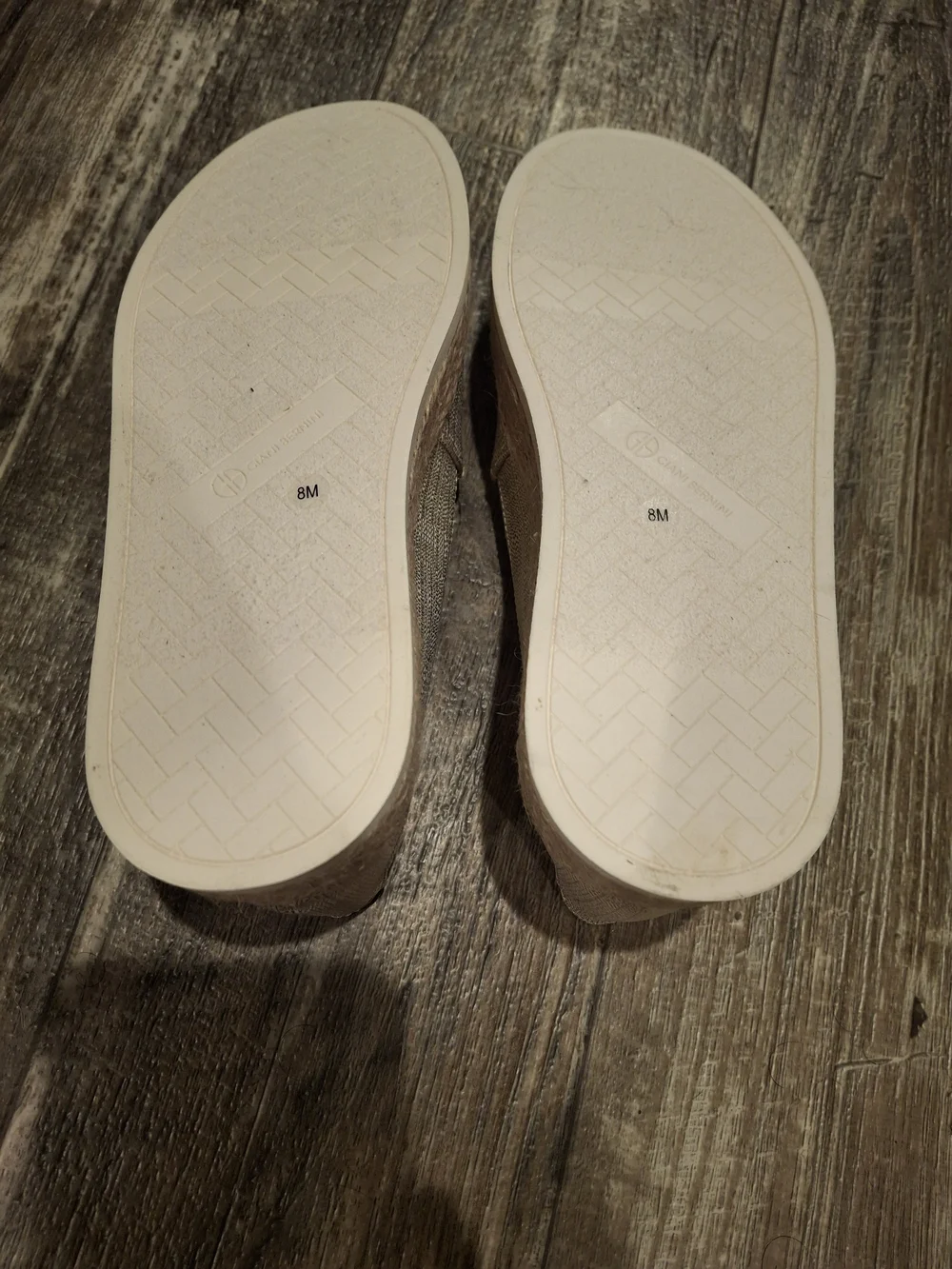 Giani Bernini Metallic Gold Slip-On Espadrilles